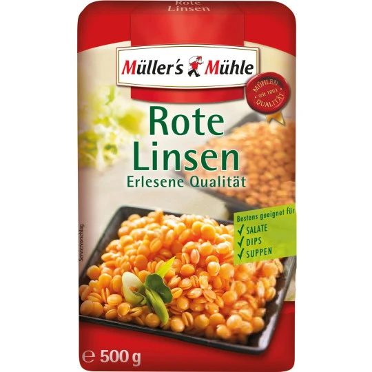 Mühle Rote Linsen 500G 3 Mühle Rote Linsen 500G