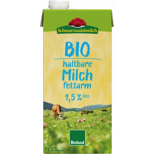 Bioland Haltbare Milch Fettarm 1,5% 1L 3 Bioland Haltbare Milch Fettarm 1,5% 1L