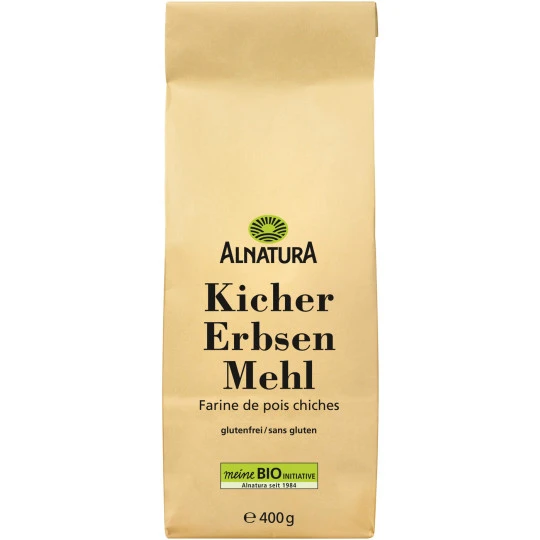 Bio Kichererbsenmehl 400G 3 Bio Kichererbsenmehl 400G