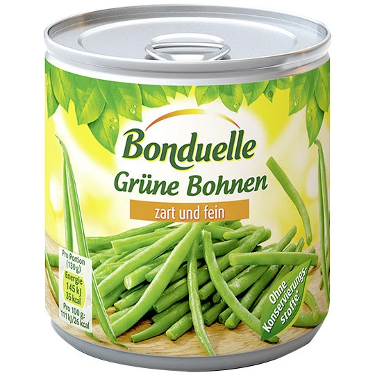 Grüne Bohnen Zart Und Fein 400G 3 Grüne Bohnen Zart Und Fein 400G