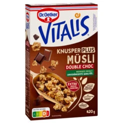 Dr.Oetker Vitalis Knusper Plus Double Chocolate 420G