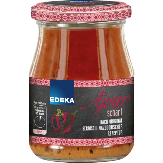 Ajvar Scharf 340ML 3 Ajvar Scharf 340ML