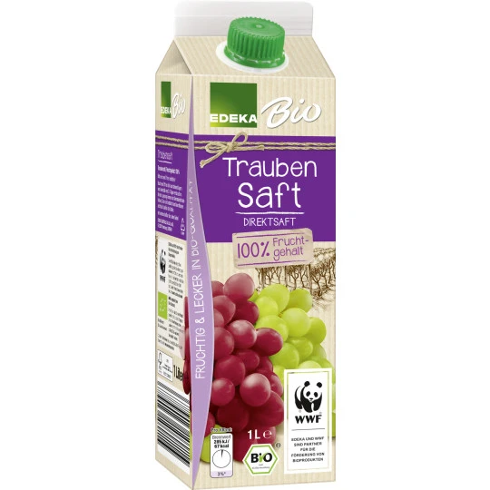 Bio Trauben Saft 1L 3 Bio Trauben Saft 1L