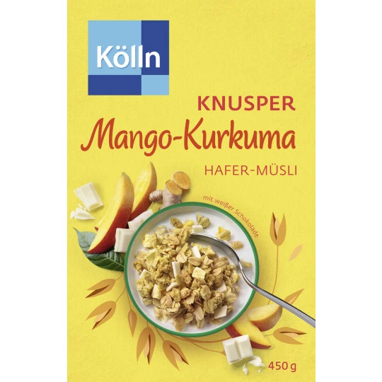 Müsli Knusper Mango-Kurkuma 450G 3 Müsli Knusper Mango-Kurkuma 450G