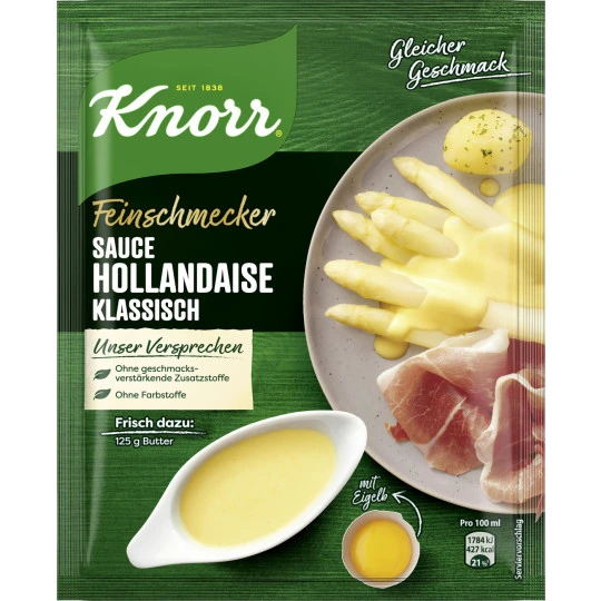 Knorr Feinschmecker Sauce Hollandaise Klassisch 35G 3 Knorr Feinschmecker Sauce Hollandaise Klassisch 35G