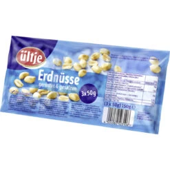 Erdnüsse Geröstet Und Gesalzen 3x 50G