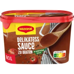 Delikatess Sauce Zu Braten Ergibt 3L