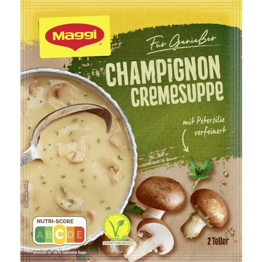 Für Genießer Champignon Creme Suppe Ergibt 500ML 3 Für Genießer Champignon Creme Suppe Ergibt 500ML