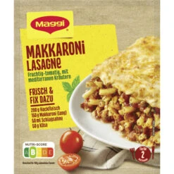 Idee Für Makkaroni Lasagne 40G