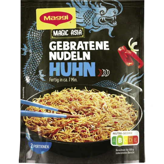 Magic Asia Gebratene Nudeln Huhn 121G 3 Magic Asia Gebratene Nudeln Huhn 121G