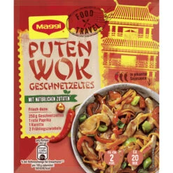 Food Travel Puten-Wok Geschnetzeltes 37G