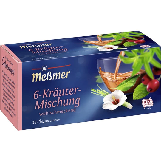 Tee 6-Kräuter Mischung 25ST 50G 3 Tee 6-Kräuter Mischung 25ST 50G