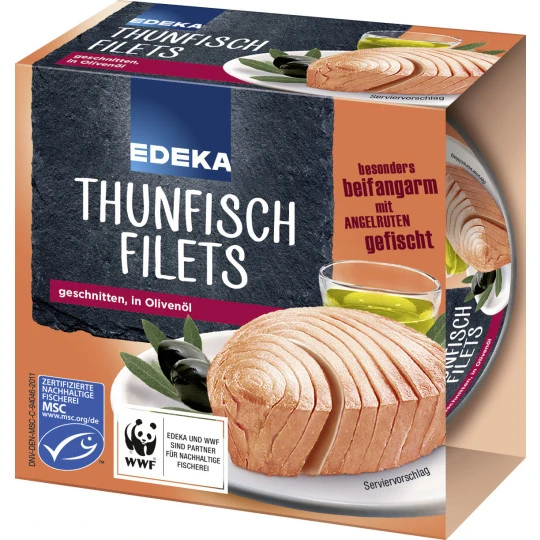 Thunfischfilets In Olivenöl 185G 3 Thunfischfilets In Olivenöl 185G