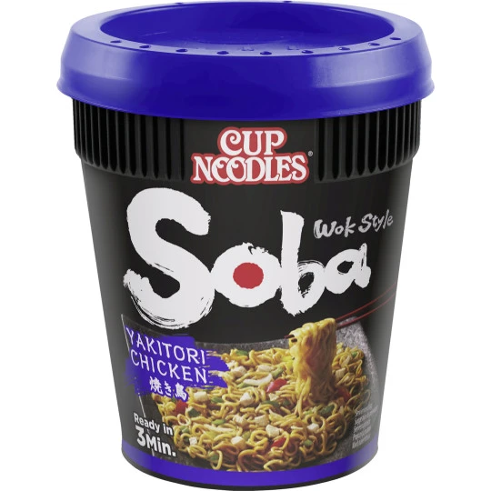 Cup Noodles Soba Yakitori Chicken 89G 3 Cup Noodles Soba Yakitori Chicken 89G