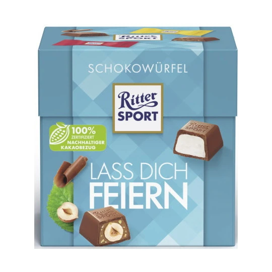 Sport Schokowürfel Lass Dich Feiern 176G 3 Sport Schokowürfel Lass Dich Feiern 176G