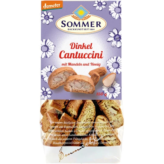 Demeter Dinkel Cantuccini 150G 3 Demeter Dinkel Cantuccini 150G
