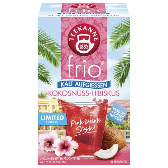 Teekanne Frio Hibiskus-Kokosnuss 18ST 45G 3 Teekanne Frio Hibiskus-Kokosnuss 18ST 45G