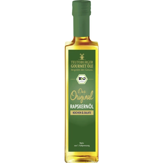 Teutoburger Ölmühle Bio Raps Kernöl 0,5L 3 Teutoburger Ölmühle Bio Raps Kernöl 0,5L