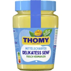 Delikatess Senf Mittelscharf Im Glas 250ML