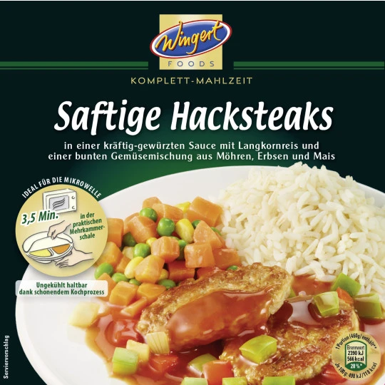 Foods Saftige Hacksteaks 460G 3 Foods Saftige Hacksteaks 460G