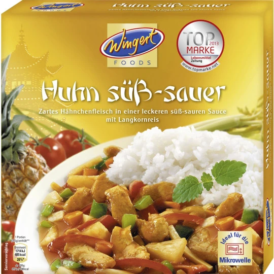 Foods Huhn Süss Sauer 375G 3 Foods Huhn Süss Sauer 375G